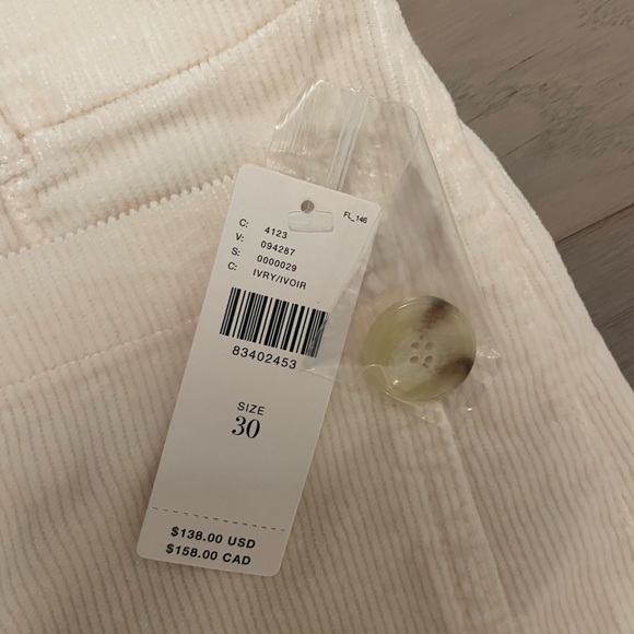 Anthropologie The Colette Cropped Wide-Leg Corduroy Pants by Maeve - Picture 5 of 6